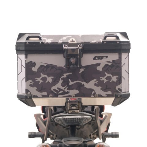 GP Kompozit DSN01 Universal 45 lt Desenli Alüminyum Motosiklet Çantası