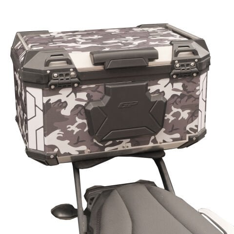 GP Kompozit DSN01 Universal 45 lt Desenli Alüminyum Motosiklet Çantası