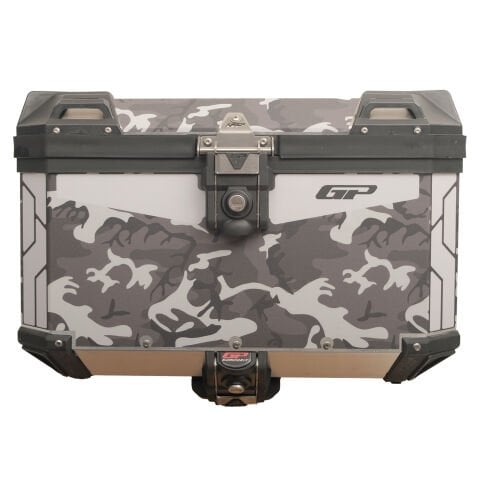 GP Kompozit DSN01 Universal 45 lt Desenli Alüminyum Motosiklet Çantası