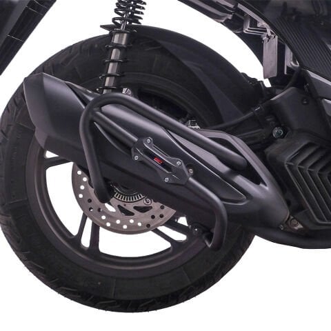 GP Kompozit Honda SH 125 2024-2025 Uyumlu Egzoz Koruma Demiri Siyah