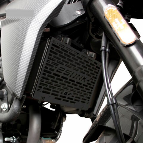 GP Kompozit CF Moto 250 NK 2023-2026 Uyumlu Radyatör Koruma Siyah