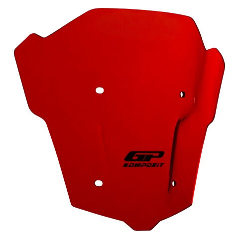 GP Kompozit Honda CB650R E-CLUTCH 2025-2026 Uyumlu Ön Cam Kırmızı