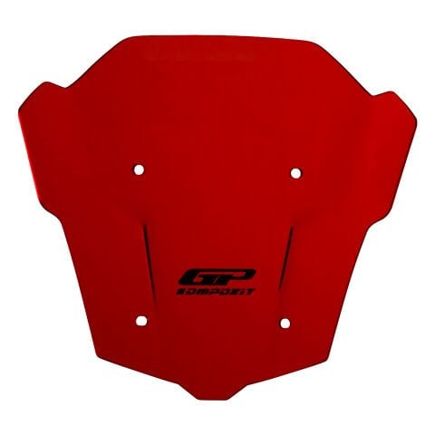 GP Kompozit Honda CB650R E-CLUTCH 2025-2026 Uyumlu Ön Cam Kırmızı