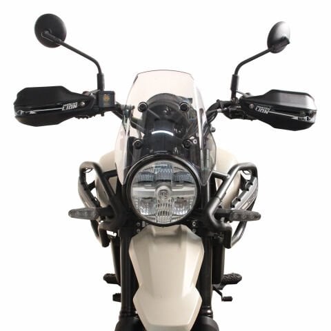 GP Kompozit Royal Enfield Himalayan 2024 Uyumlu Plastik Elcik Koruma Siyah