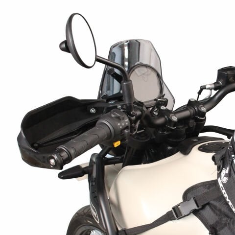 GP Kompozit Royal Enfield Himalayan 2024 Uyumlu Plastik Elcik Koruma Siyah