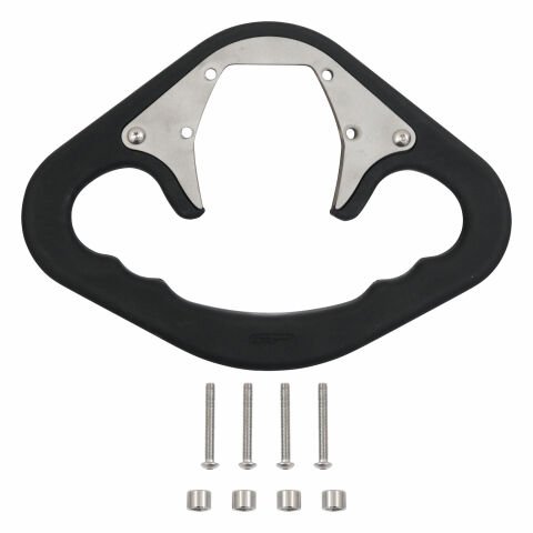 GP Kompozit Bajaj Pulsar NS 200 2011-2024 Uyumlu Depo Üstü Artçı Tutamak Siyah