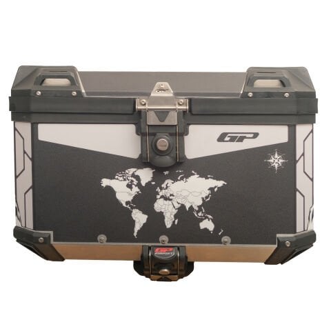 GP Kompozit DSN04 Universal 45 lt Desenli Alüminyum Motosiklet Çantası