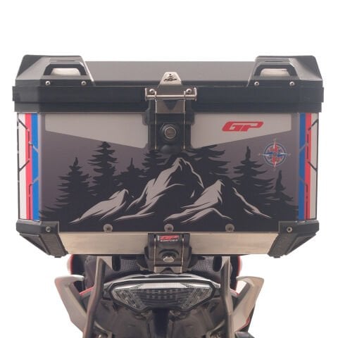 GP Kompozit DSN06 Universal 45 lt Desenli Alüminyum Motosiklet Çantası