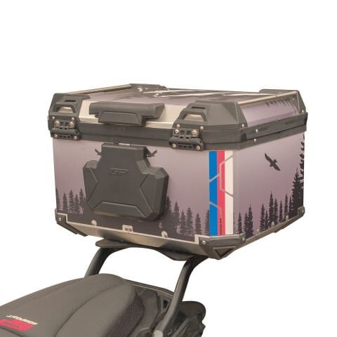 GP Kompozit DSN06 Universal 45 lt Desenli Alüminyum Motosiklet Çantası