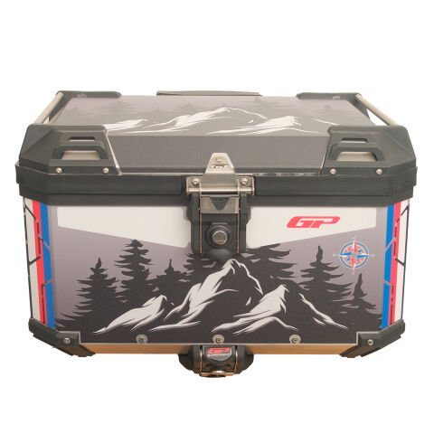 GP Kompozit DSN06 Universal 45 lt Desenli Alüminyum Motosiklet Çantası