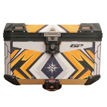 GP Kompozit DSN07 Universal 45 lt Desenli Alüminyum Motosiklet Çantası
