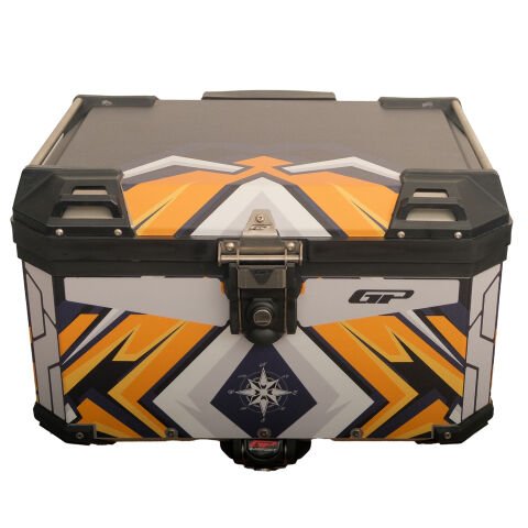 GP Kompozit DSN07 Universal 45 lt Desenli Alüminyum Motosiklet Çantası