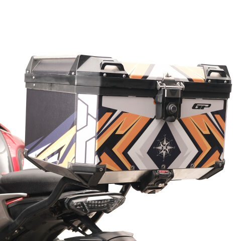 GP Kompozit DSN07 Universal 45 lt Desenli Alüminyum Motosiklet Çantası