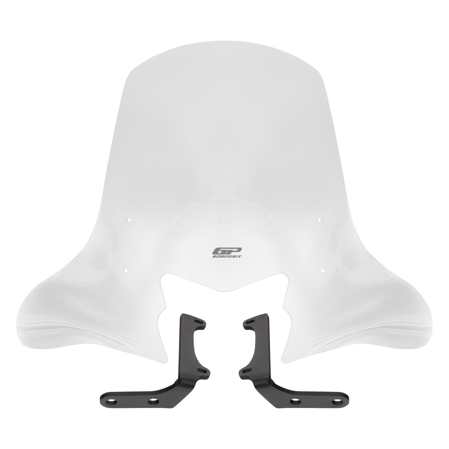 GP Kompozit TVS Jupiter 110/125 2023-2024 Uyumlu Ön Cam Şeffaf