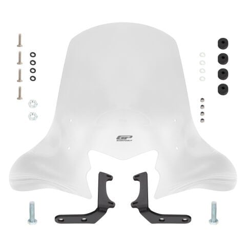 GP Kompozit TVS Jupiter 110/125 2023-2024 Uyumlu Ön Cam Şeffaf