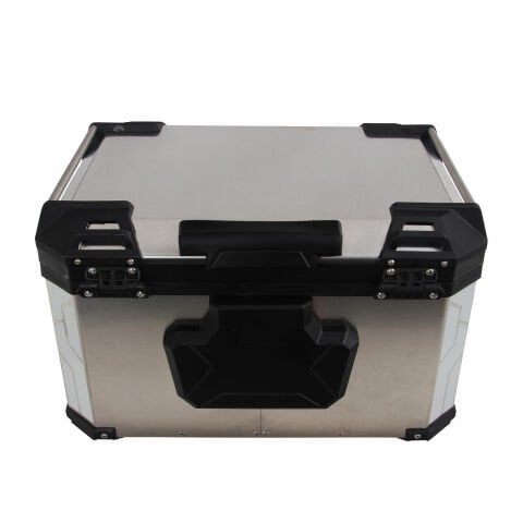 GP Kompozit Universal 45 lt Alüminyum Motosiklet Çantası Gri