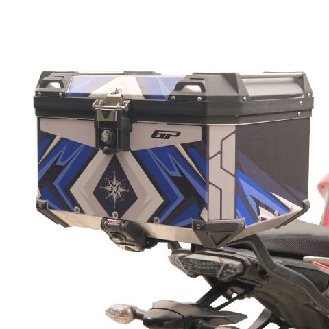GP Kompozit DSN08 Universal 45 lt Desenli Alüminyum Motosiklet Çantası