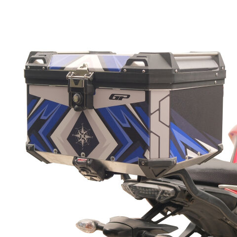 GP Kompozit DSN08 Universal 45 lt Desenli Alüminyum Motosiklet Çantası