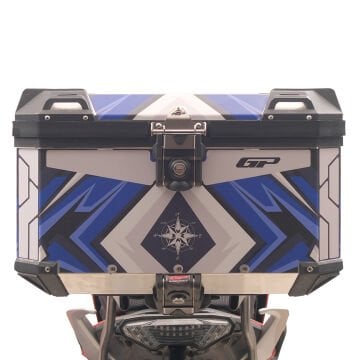 GP Kompozit DSN08 Universal 45 lt Desenli Alüminyum Motosiklet Çantası