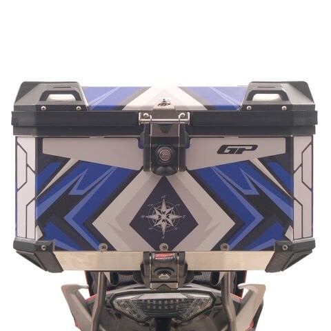 GP Kompozit DSN08 Universal 45 lt Desenli Alüminyum Motosiklet Çantası