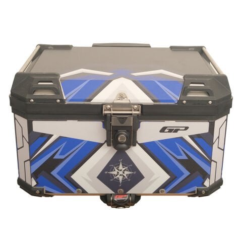 GP Kompozit DSN08 Universal 45 lt Desenli Alüminyum Motosiklet Çantası