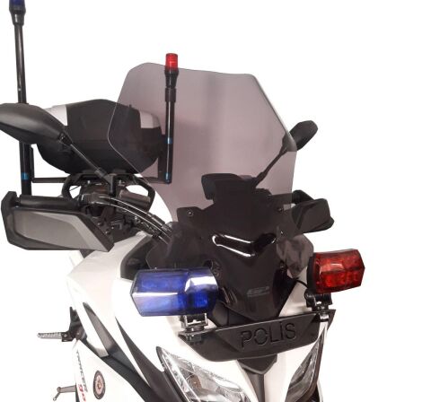 GP Kompozit Yamaha MT-09 Tracer 2018-2020 Uyumlu Ön Cam Füme