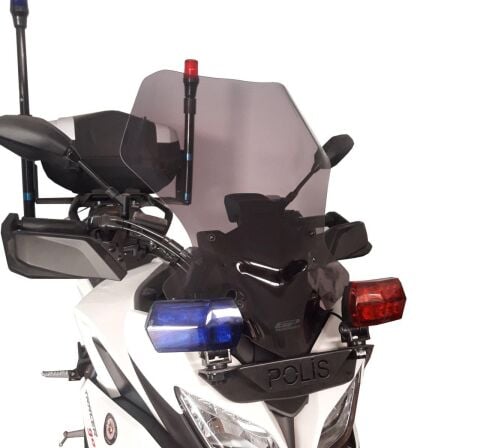 GP Kompozit Yamaha MT-09 Tracer 2018-2020 Uyumlu Ön Cam Füme