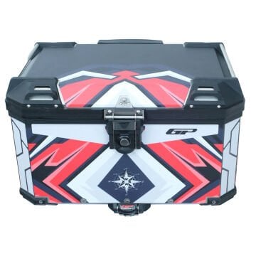 GP Kompozit DSN10 Universal 45 lt Desenli Alüminyum Motosiklet Çantası