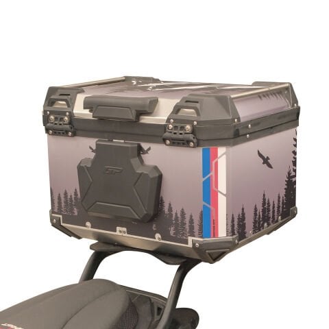 GP Kompozit DSN06 Universal 57 lt Desenli Alüminyum Motosiklet Çantası
