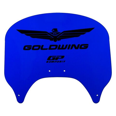 GP Kompozit Honda Gold Wing 2004-2017 Uyumlu Arka Cam Mavi
