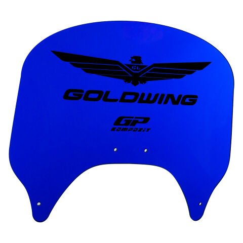 GP Kompozit Honda Gold Wing 2004-2017 Uyumlu Arka Cam Mavi