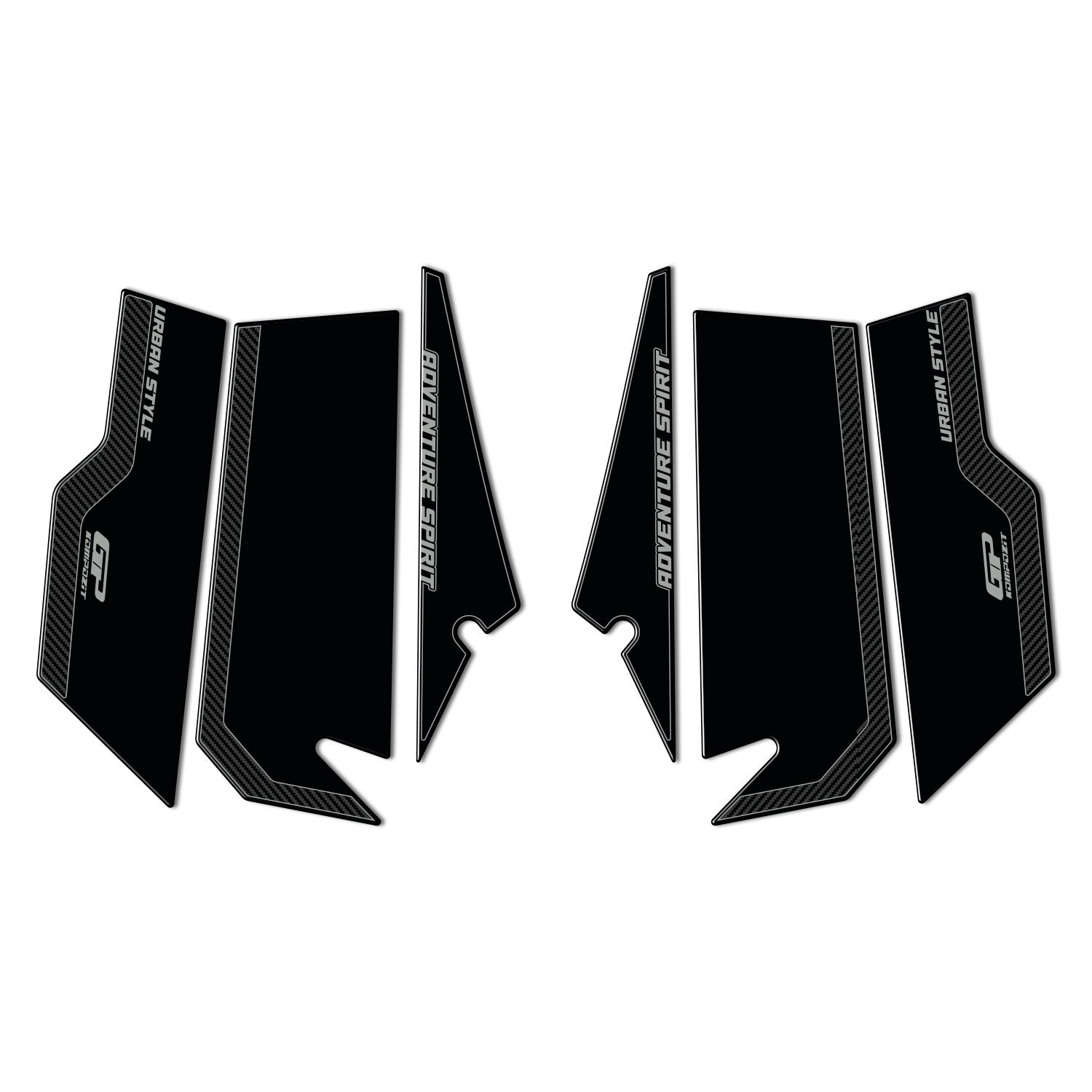 GP Kompozit Honda ADV 350 2023-2025 Uyumlu Yan Pad Karbon