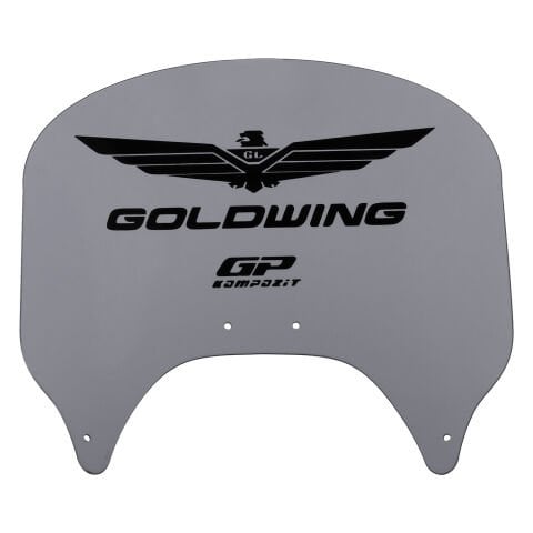 GP Kompozit Honda Gold Wing 2004-2017 Uyumlu Arka Cam Gri