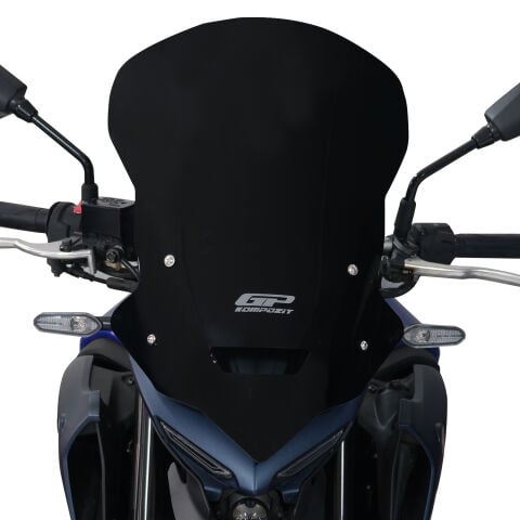 GP Kompozit Yamaha MT-25 2020-2026 Uyumlu Tur Camı Siyah