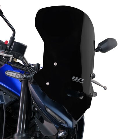 GP Kompozit Yamaha MT-25 2020-2026 Uyumlu Tur Camı Siyah