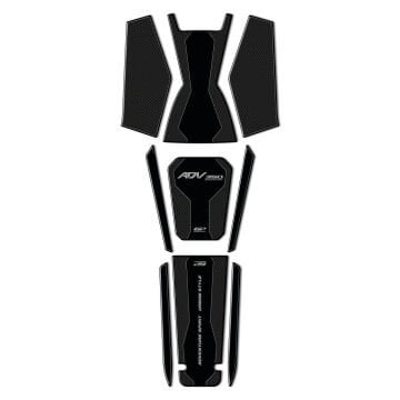 GP Kompozit Honda ADV 350 2023-2025 Uyumlu Tank Pad Seti Karbon