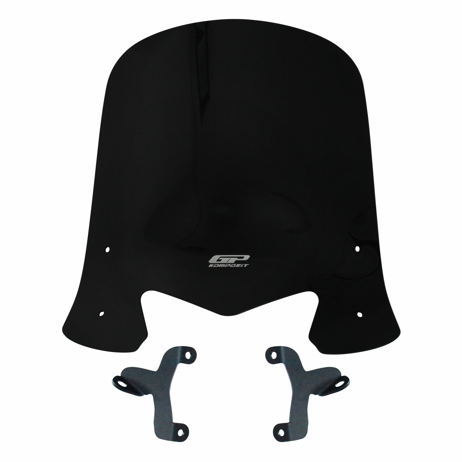 GP Kompozit TVS Jupiter 110/125 2023-2024 Uyumlu Ön Cam Siyah