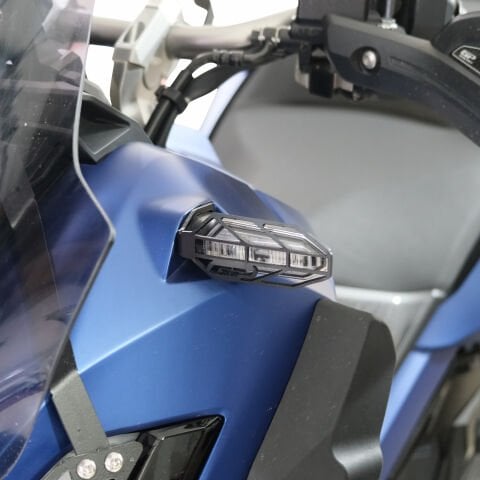 GP Kompozit Honda ADV 350 2023-2026 Uyumlu Sinyal Koruma Siyah