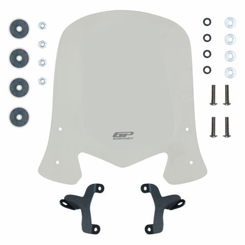 GP Kompozit TVS Jupiter 110/125 2023-2024 Uyumlu Ön Cam Şeffaf