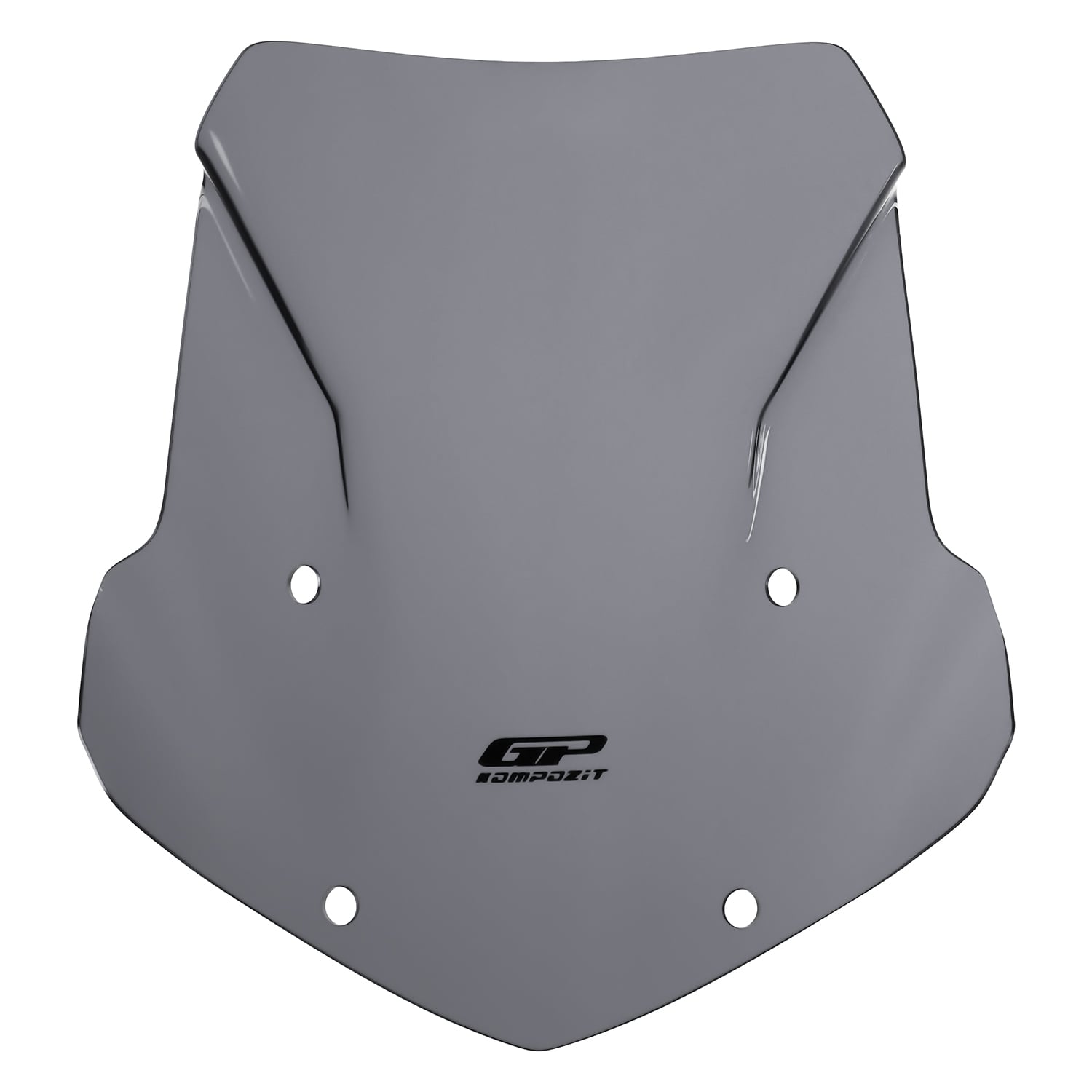 GP Kompozit BMW R 1200 GS / R 1250 GS 2014-2024 Uyumlu Ön Cam Gri