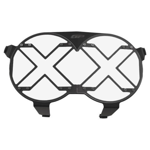 GP Kompozit Ducati DesertX 2022-2025 Uyumlu Far Koruma Siyah