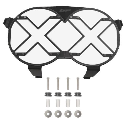 GP Kompozit Ducati DesertX 2022-2025 Uyumlu Far Koruma Siyah