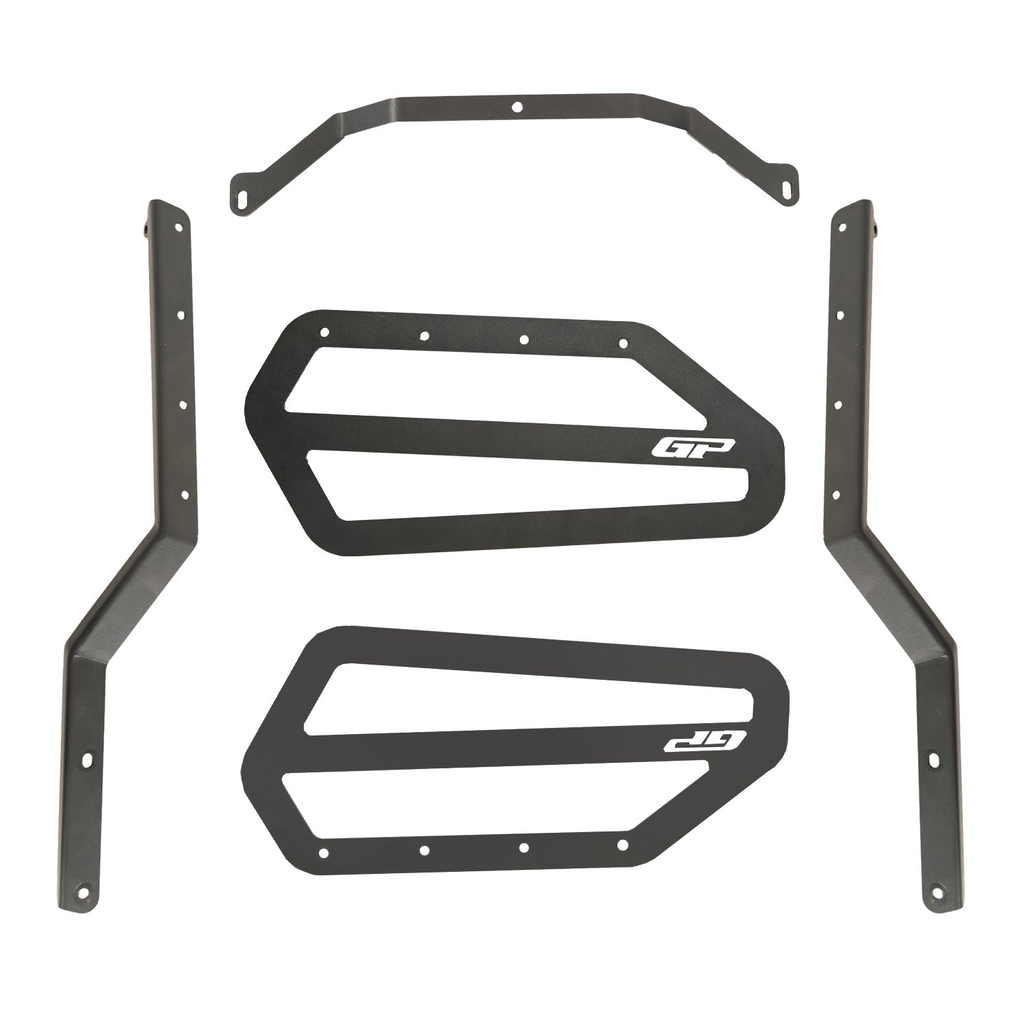 GP Kompozit Triumph Trident 660 2021-2023 Uyumlu Heybe Çanta Demiri Siyah