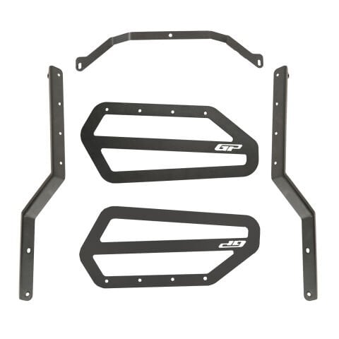 GP Kompozit Triumph Trident 660 2021-2023 Uyumlu Heybe Çanta Demiri Siyah