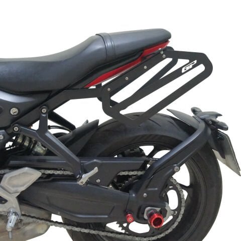 GP Kompozit Triumph Trident 660 2021-2023 Uyumlu Heybe Çanta Demiri Siyah