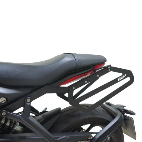 GP Kompozit Triumph Trident 660 2021-2023 Uyumlu Heybe Çanta Demiri Siyah