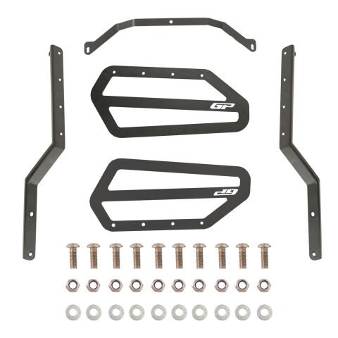 GP Kompozit Triumph Trident 660 2021-2023 Uyumlu Heybe Çanta Demiri Siyah