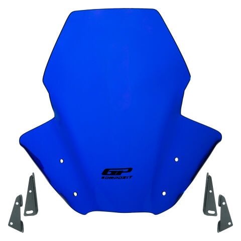 GP Kompozit Yamaha MT-07 2018-2020 Uyumlu Ön Cam Mavi