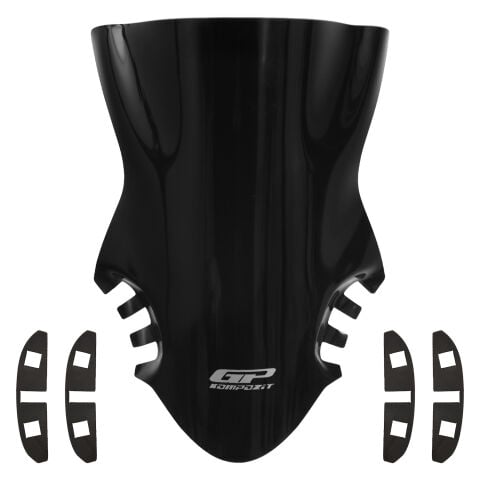 GP Kompozit CF Moto 450 SR 2023-2026 Uyumlu Ön Cam Siyah
