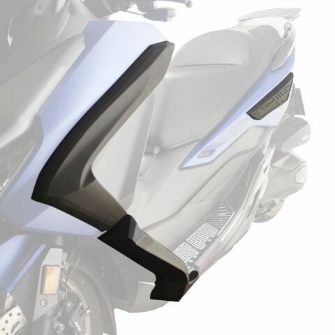 GP Kompozit Honda Forza 250 2023-2026 Uyumlu Üst/Alt Bacak ve Grenaj Koruma Seti Siyah